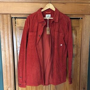 Passenger Men's Red Ochre Backcountry Cord Shirt